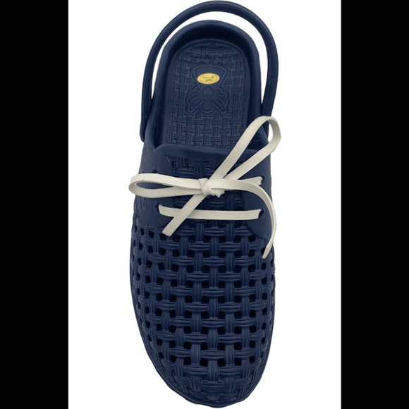 Barbara King Sole Steppers Slip On Gardening Shoe With Strap Navy - - Picture 3 of 3